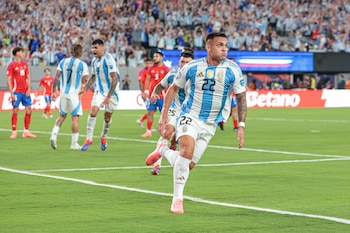 El festejo alocado de Lautaro