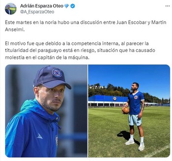 Cruz Azul enfrenta rumores de tensión interna justo antes de su debut en el Clausura 2024 contra Pachuca