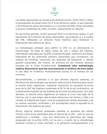 El Ministerio denunció la existencia