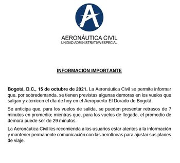 Aeronáutica Civil de Colombia -