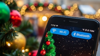 Durante un viaje en Navidad,