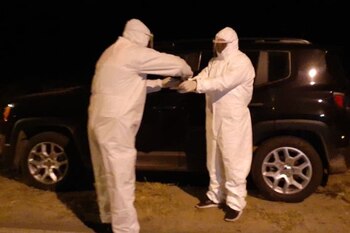 El momento de la detención