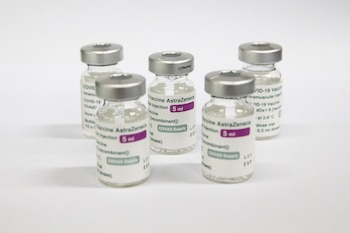 Vista de vacunas de AstraZeneca
