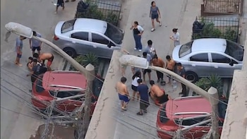 Balacera entre presuntos barristas de