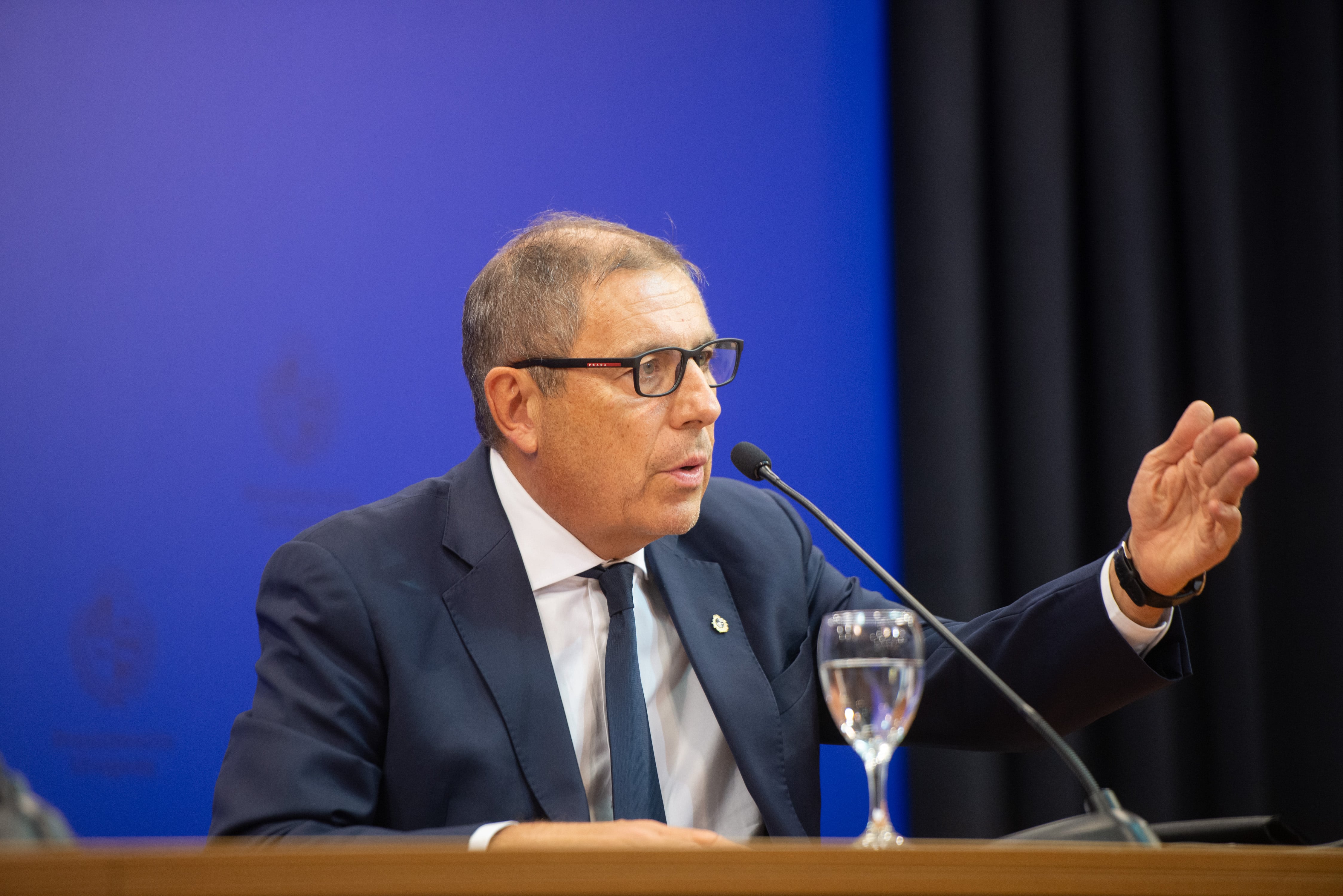 Presidente de Uruguay, Yamandú Orsi, y ministro de Economía, Gabriel Oddone (Martin Cerchiari - Presidencia)