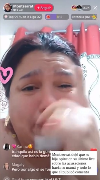 Monserrat Seminario rompe en llanto