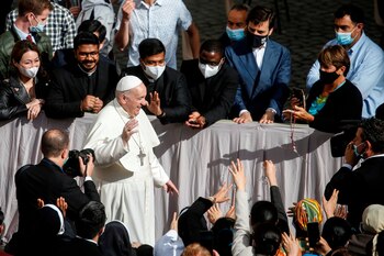 El papa Francisco retomó hoy