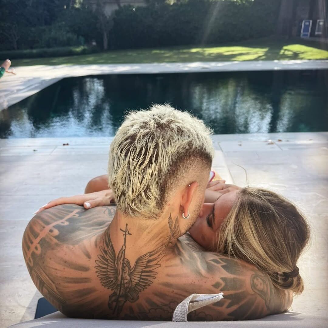 Icardi y la China se mostraron más enamorados que nunca