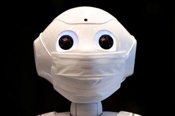 El robot humanoide llamado "Pepper",