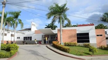I lavoratori dell'ospedale di Corozal,