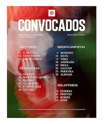 Convocados River Plate