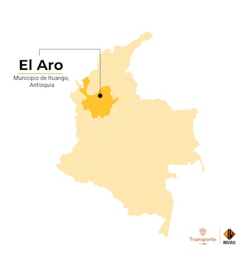 La obra en Ituango beneficiará de forma directa a cerca de 1.000 habitantes de El Aro y de varias veredas, con impacto indirecto sobre unas 2.000 personas - crédito Invías