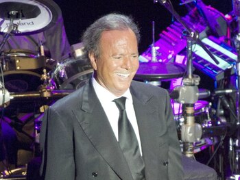 Julio Iglesias en uno de