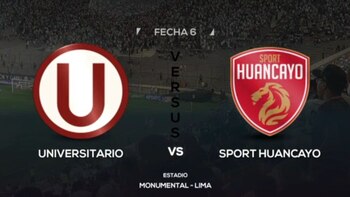 Universitario vs Sport Huancayo: partido
