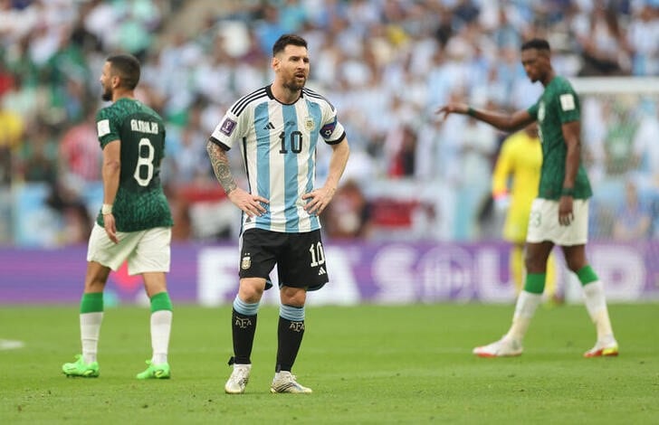 Argentina perdió con Arabia Saudita en Qatar 2022, pero terminó siendo campeón (REUTERS/Carl Recine)