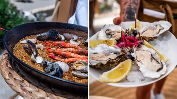 Platos del restaurante de Melendi