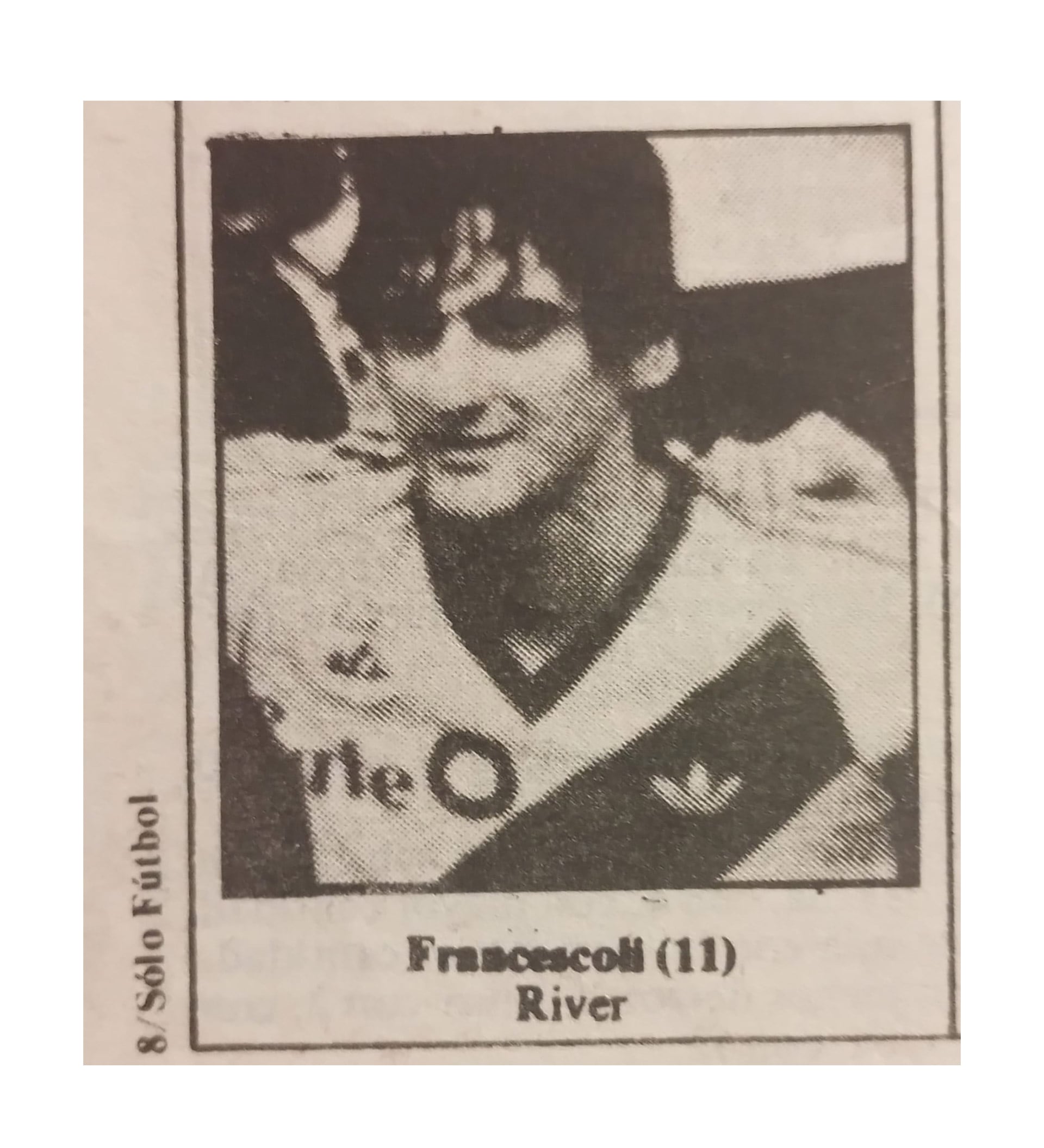 El testimonio de la increíble y original calificación de Solo Fútbol para Francescoli