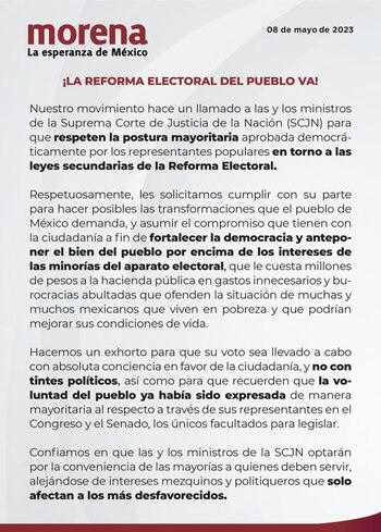 Antes de que concluyera la