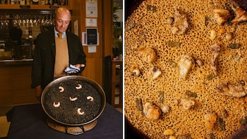 La segunda mejor paella del mundo se hace en Sevilla y se puede probar en el restaurante de un lujoso hotel y también en un puesto de mercado