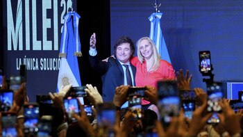 El presidente electo, Javier Milei,