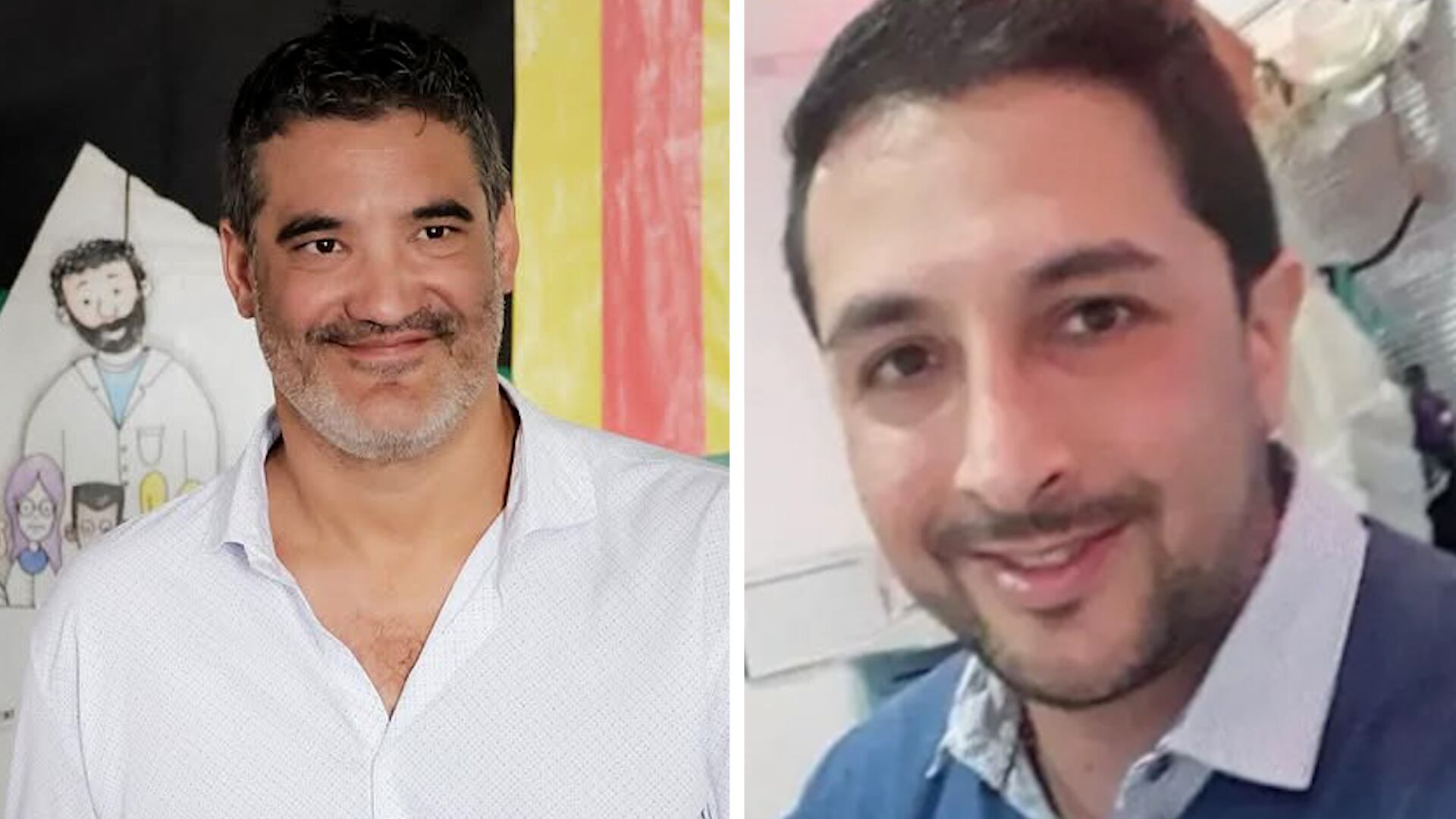 Fernando Raitelli (intendente de Brandsen) y el concejal Lucas Bronicardi