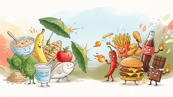 Dieta baja en grasas: cómo ciertos alimentos pueden aliviar la acidez y el malestar digestivo