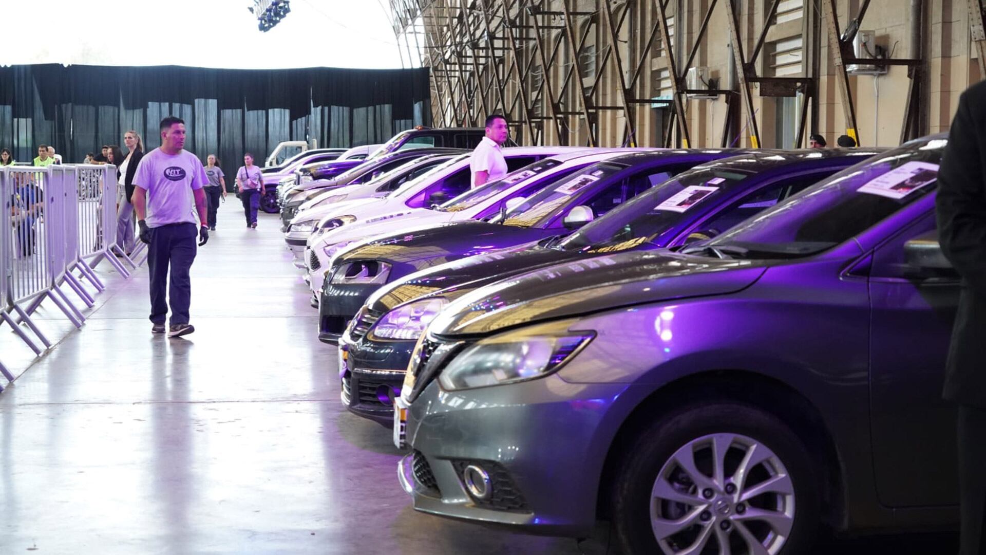 Los vehículos en subasta