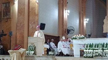 El arzobispo hizo una analogía