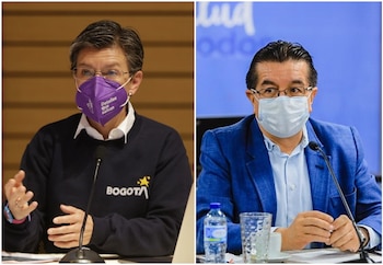 Claudia López y Fernado Ruiz.