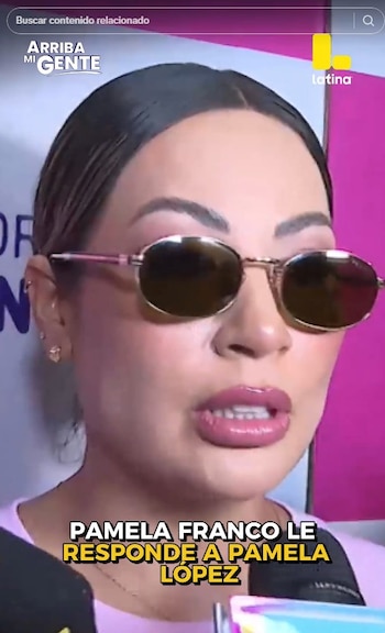 Pamela Franco revela por qué tomó acciones legales contra Pamela López: “Para todo hay un límite”. Captura: 'Arriba Mi Gente.'