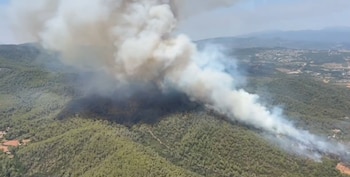 Incendio en Sentmenat.