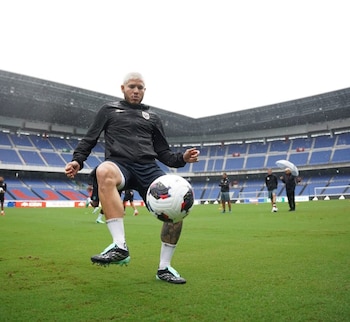 Cristian “Fulo” Martínez aparece entre los jugadores de mayor experiencia con los que cuenta Thomas Christiansen y podría formar parte del once titular de Panamá este jueves frente a Nueva Zelanda en Yokohama. Tomada de la Fepafut