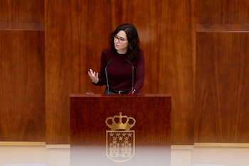 La presidenta de la Comunidad
