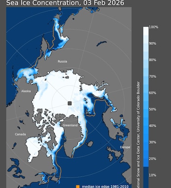 El retroceso del hielo marino