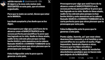 Adrián Marcelo eliminó algunos de