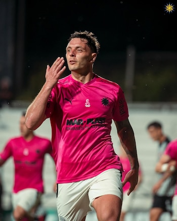 El futbolista uruguayo Guillermo Fratta