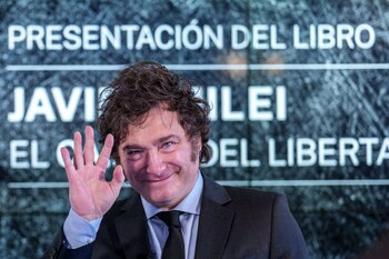 Milei presentó su libro "El