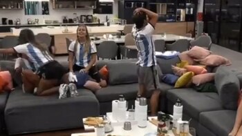 Así se vivió la clasificación argentina adentro de la casa de Gran Hermano