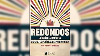 La portada de un libro titulado "REDONDOS A QUIÉN LE IMPORTA" con un diseño de rayos solares y una corona roja y dorada