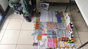 Decomisan más de mil medicamentos