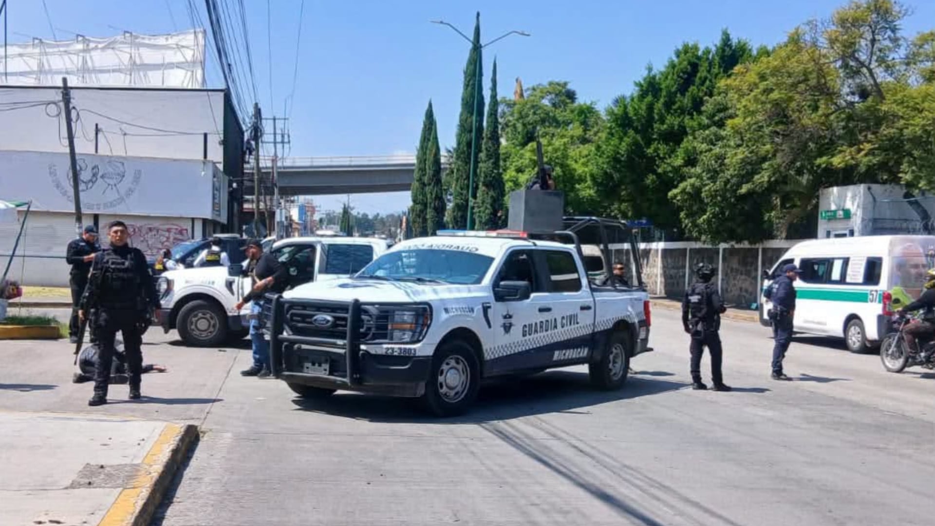 El Mansito fue abatido luego de agredir a los elementos estatales. Crédito: SSP Michoacán