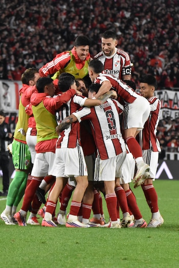 Rafael Borré ingresó en el segundo tiempo, con el marcador 1-0 a favor del Millonario - crédito River Plate