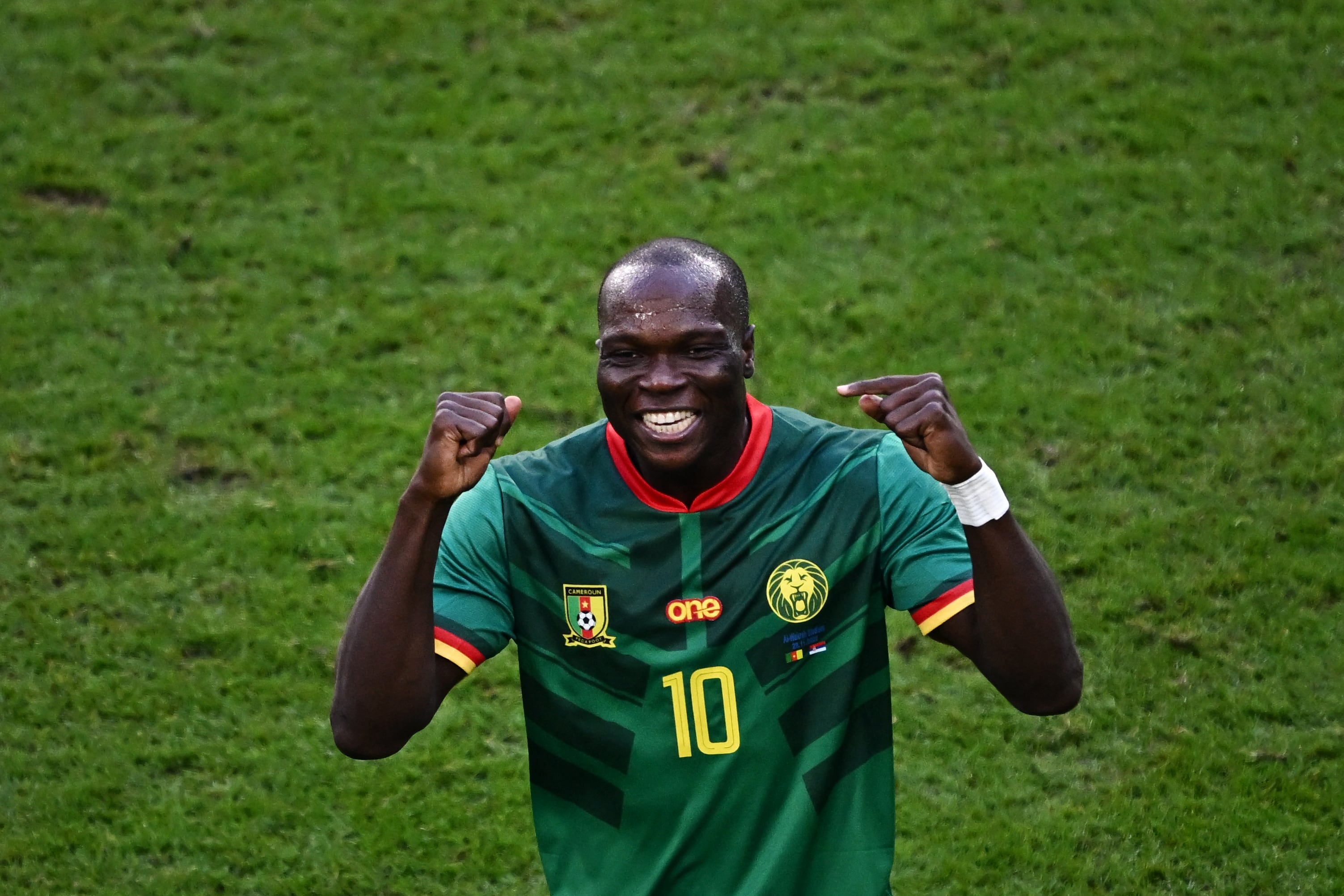 Vincent Aboubakar está a solo 12 goles de superar la marca de Eto'o (Photo by Anne-Christine POUJOULAT / AFP)
