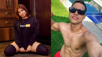 Celeste Alba y Ángel Cruz