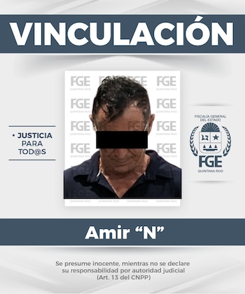 La autoridad judicial ordenó que el imputado permanezca en prisión preventiva por un plazo de hasta dos años o durante el tiempo que dure el procedimiento penal. (Crédito: X |@FGEQuintanaRoo)