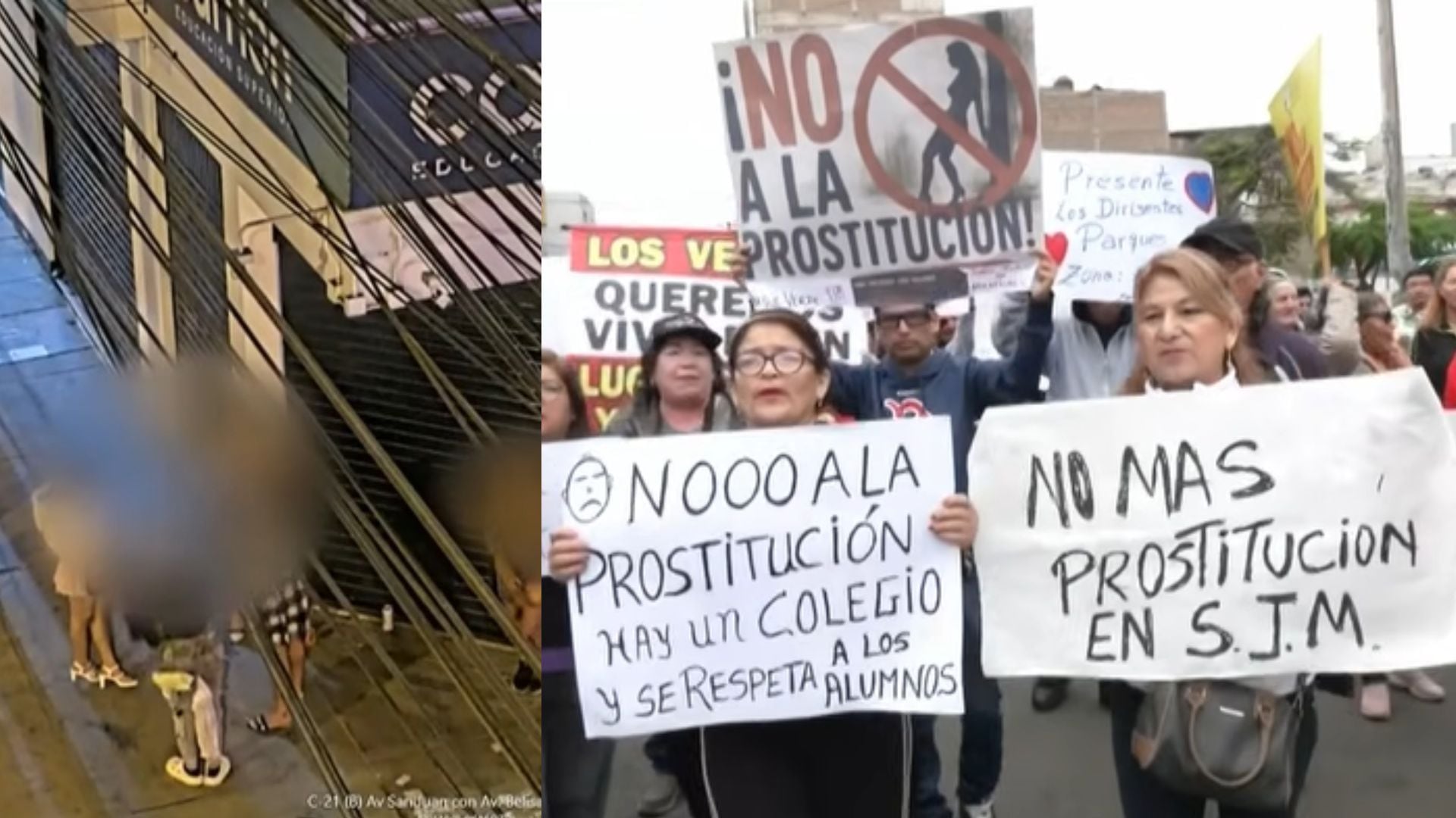 Vecinos de San Juan de Miraflores exigen frenar prostitución clandestina cerca de colegios y mercados