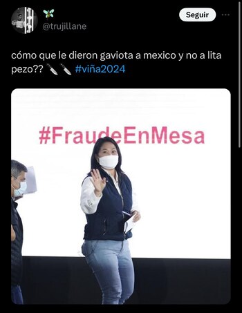 Lita Pezo no ganó Viña