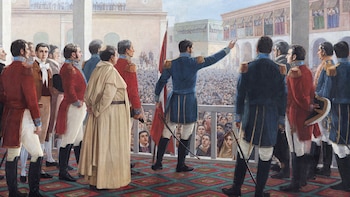 En la Plaza Mayor, don