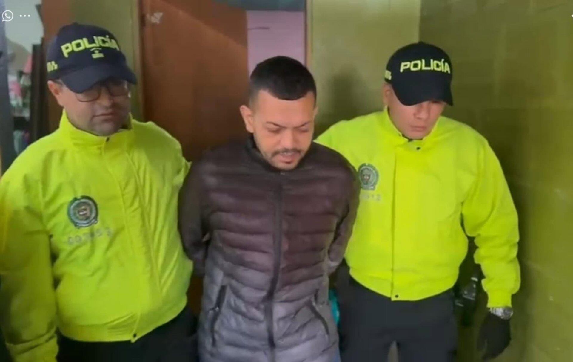 Elder José Arteaga Hernández fue capturado en Bogotá durante un operativo liderado por la Policía Nacional - crédito Ministerio de Defensa