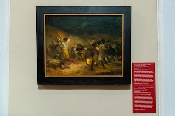 La exposición incluye retratos militares